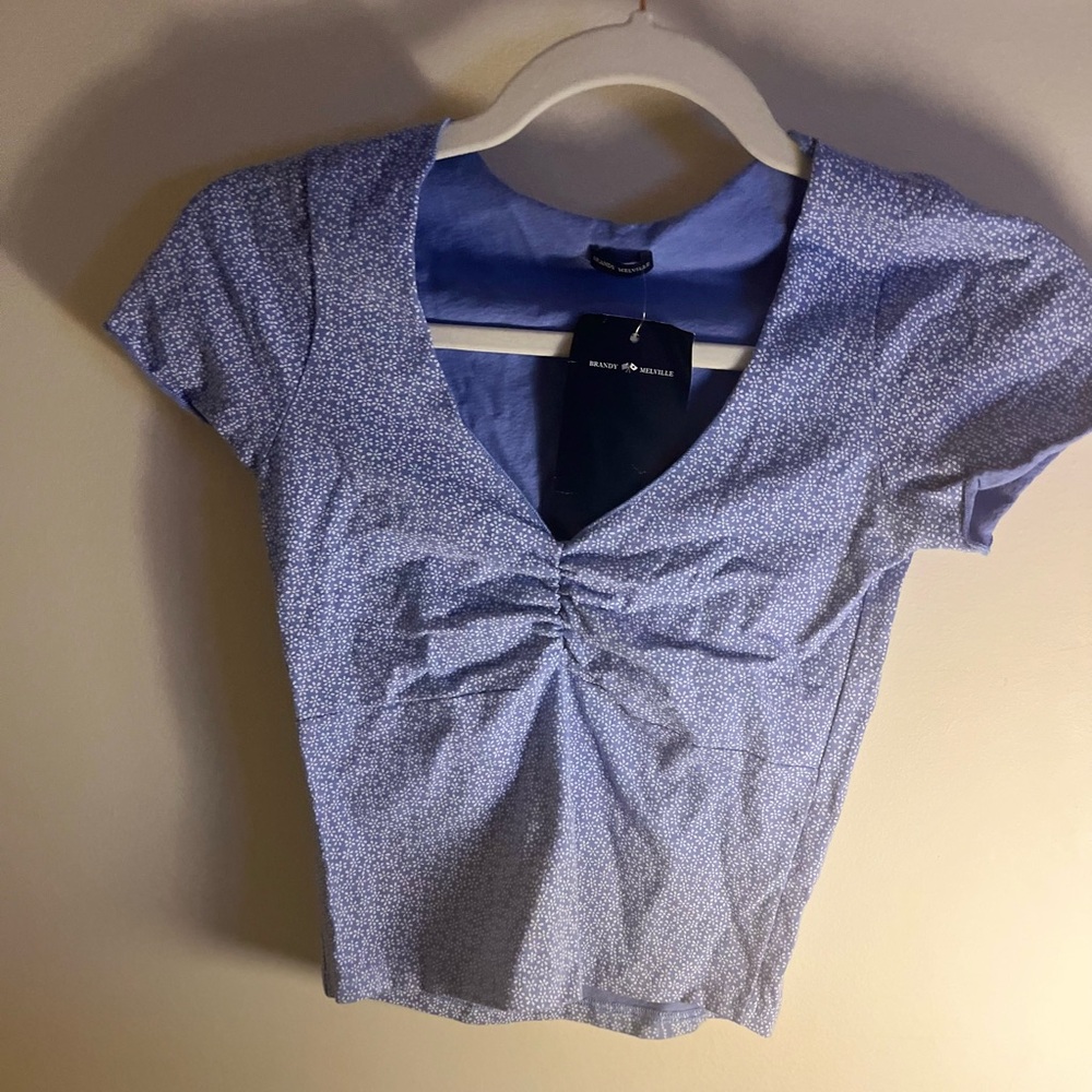 Brandy Melville Floral Gina Top NWT